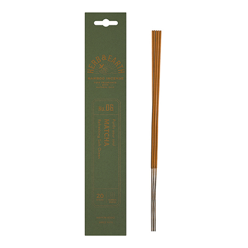Bâton d’encens de bambou – Matcha