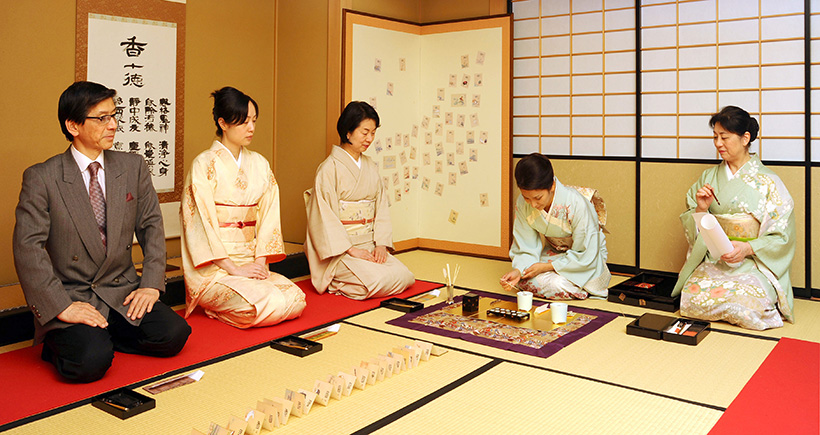Koju’s incense ceremony